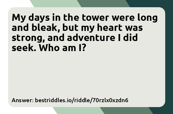 My days in the tower were long and...